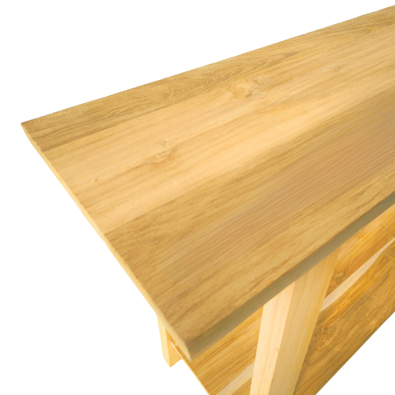 Κονσόλα Decoza pakoworld teak ξύλο σε φυσική απόχρωση 140x40x80εκ ** Κονσόλα Decoza pakoworld teak ξύλο σε φυσική απόχρωση 140x40x80εκ **