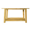 Κονσόλα Decoza pakoworld teak ξύλο σε φυσική απόχρωση 140x40x80εκ ** Κονσόλα Decoza pakoworld teak ξύλο σε φυσική απόχρωση 140x40x80εκ **