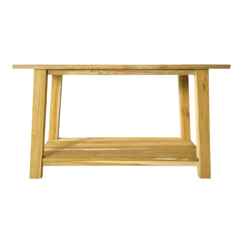 Κονσόλα Decoza pakoworld teak ξύλο σε φυσική απόχρωση 140x40x80εκ ** Κονσόλα Decoza pakoworld teak ξύλο σε φυσική απόχρωση 140x40x80εκ **