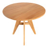 Τραπέζι Cadrada pakoworld teak ξύλο σε φυσική απόχρωση Φ80x76εκ ** Τραπέζι Cadrada pakoworld teak ξύλο σε φυσική απόχρωση Φ80x76εκ **