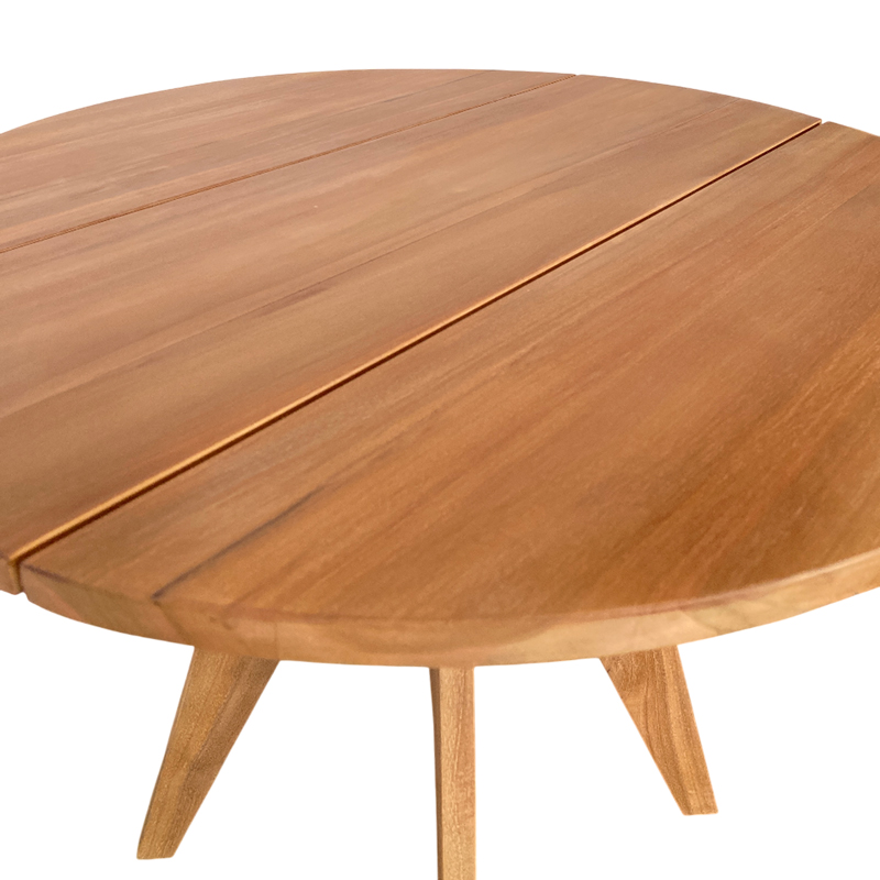 Τραπέζι Cadrada pakoworld teak ξύλο σε φυσική απόχρωση Φ80x76εκ ** Τραπέζι Cadrada pakoworld teak ξύλο σε φυσική απόχρωση Φ80x76εκ **