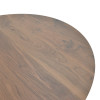 Τραπέζι Bibble pakoworld mdf σε καρυδί απόχρωση Φ120x76εκ ** Τραπέζι Bibble pakoworld mdf σε καρυδί απόχρωση Φ120x76εκ **