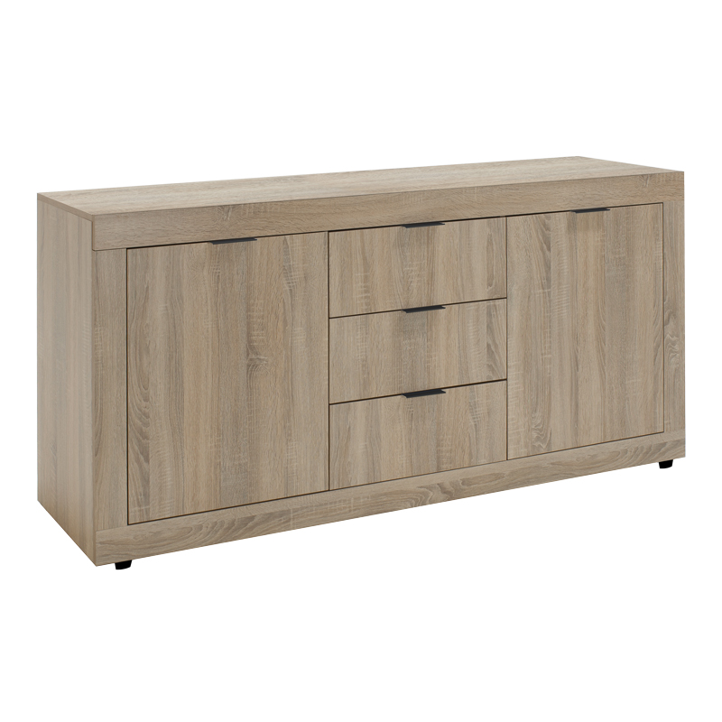 Μπουφές Doha pakoworld σε sonoma απόχρωση 180x45x80.5εκ ** Μπουφές Doha pakoworld σε sonoma απόχρωση 180x45x80.5εκ **
