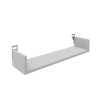 Ραφιέρα τοίχου Derva pakoworld σε λευκή απόχρωση 60x15x10cm ** Ραφιέρα τοίχου Derva pakoworld σε λευκή απόχρωση 60x15x10cm **
