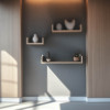 Ραφιέρα τοίχου Derva pakoworld σε oak απόχρωση 60x15x10cm ** Ραφιέρα τοίχου Derva pakoworld σε oak απόχρωση 60x15x10cm **