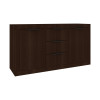 Μπουφές Doha pakoworld σε wenge απόχρωση 150x45x80.5εκ **