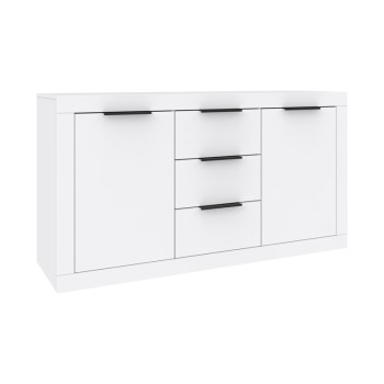 Μπουφές Doha pakoworld σε λευκή απόχρωση 150x45x80.5εκ **