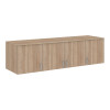 Πατάρι ντουλάπας Royal pakoworld τετράφυλλο sonoma 200x58x53εκ ** Πατάρι ντουλάπας Royal pakoworld τετράφυλλο sonoma 200x58x53εκ **
