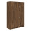 Ντουλάπα τρίφυλλη με συρτάρια Royal pakoworld καρυδι-oak 150x58x230εκ **