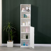Ντουλάπι-στήλη Desilia pakoworld mdf λευκό 37x30x160εκ ** Ντουλάπι-στήλη Desilia pakoworld mdf λευκό 37x30x160εκ **