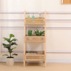 Ραφιέρα επιδαπέδια 3όροφη Scandy pakoworld mdf-rattan σε φυσική απόχρωση 44x37x110εκ ** Ραφιέρα επιδαπέδια 3όροφη Scandy pakoworld mdf-rattan σε φυσική απόχρωση 44x37x110εκ **