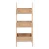 Ραφιέρα επιδαπέδια 3όροφη Scandy pakoworld mdf-rattan σε φυσική απόχρωση 44x37x110εκ ** Ραφιέρα επιδαπέδια 3όροφη Scandy pakoworld mdf-rattan σε φυσική απόχρωση 44x37x110εκ **