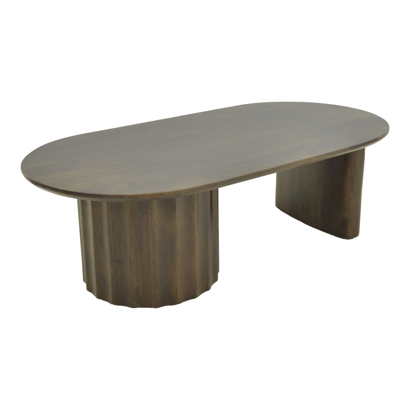 Τραπέζι σαλονιού Flute pakoworld wenge μασίφ ξύλο μάνγκο 130x65x40εκ ** Τραπέζι σαλονιού Flute pakoworld wenge μασίφ ξύλο μάνγκο 130x65x40εκ **