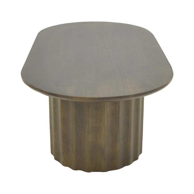 Τραπέζι σαλονιού Flute pakoworld wenge μασίφ ξύλο μάνγκο 130x65x40εκ ** Τραπέζι σαλονιού Flute pakoworld wenge μασίφ ξύλο μάνγκο 130x65x40εκ **