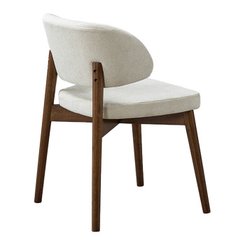 Καρέκλα Siena pakoworld rubberwood σε καρυδί-εκρού απόχρωση 48x50x81εκ - 2τμχ. Καρέκλα Siena pakoworld rubberwood σε καρυδί-εκρού απόχρωση 48x50x81εκ - 2τμχ.