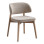 Καρέκλα Siena pakoworld rubberwood σε φυσική-μπεζ απόχρωση 48x50x81εκ - 2τμχ.