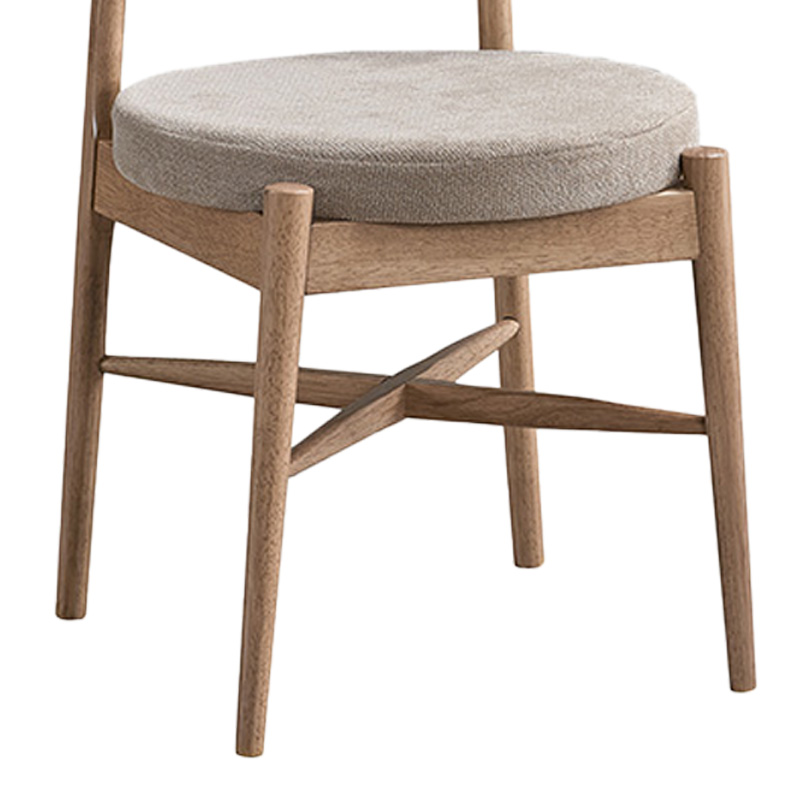 Καρέκλα Raudi pakoworld rubberwood σε φυσική-μπεζ απόχρωση 45.5x45.5x81εκ - 2τμχ. Καρέκλα Raudi pakoworld rubberwood σε φυσική-μπεζ απόχρωση 45.5x45.5x81εκ - 2τμχ.