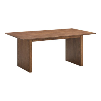 Τραπέζι Eleganza pakoworld mdf σε καρυδί απόχρωση 180x99x75.8εκ **