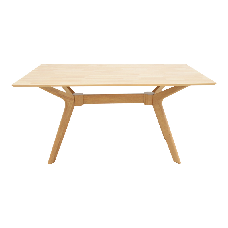 Τραπέζι Raffles pakoworld rubberwood με mdf σε φυσική απόχρωση 150x90x76εκ ** Τραπέζι Raffles pakoworld rubberwood με mdf σε φυσική απόχρωση 150x90x76εκ **