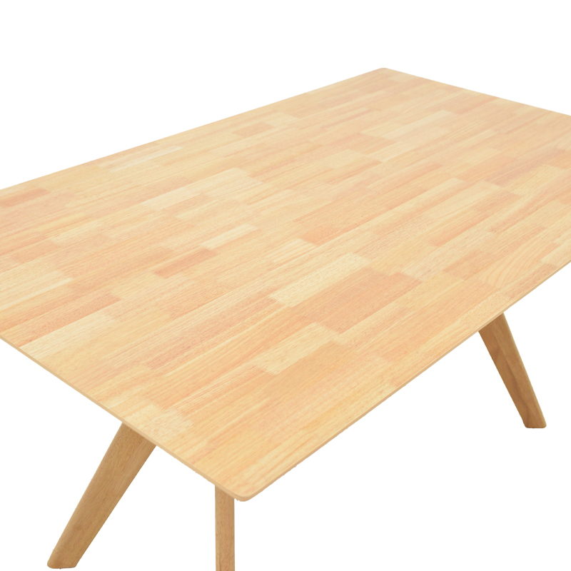 Τραπέζι Raffles pakoworld rubberwood με mdf σε φυσική απόχρωση 150x90x76εκ ** Τραπέζι Raffles pakoworld rubberwood με mdf σε φυσική απόχρωση 150x90x76εκ **
