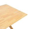 Τραπέζι Raffles pakoworld rubberwood με mdf σε φυσική απόχρωση 150x90x76εκ ** Τραπέζι Raffles pakoworld rubberwood με mdf σε φυσική απόχρωση 150x90x76εκ **
