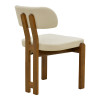 Καρέκλα Genoa pakoworld καρυδί rubberwood και εκρού ύφασμα 50x43x82εκ - 2τμχ. Καρέκλα Genoa pakoworld καρυδί rubberwood και εκρού ύφασμα 50x43x82εκ - 2τμχ.