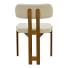 Καρέκλα Genoa pakoworld καρυδί rubberwood και εκρού ύφασμα 50x43x82εκ - 2τμχ. Καρέκλα Genoa pakoworld καρυδί rubberwood και εκρού ύφασμα 50x43x82εκ - 2τμχ.