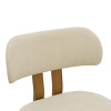 Καρέκλα Genoa pakoworld καρυδί rubberwood και εκρού ύφασμα 50x43x82εκ - 2τμχ. Καρέκλα Genoa pakoworld καρυδί rubberwood και εκρού ύφασμα 50x43x82εκ - 2τμχ.