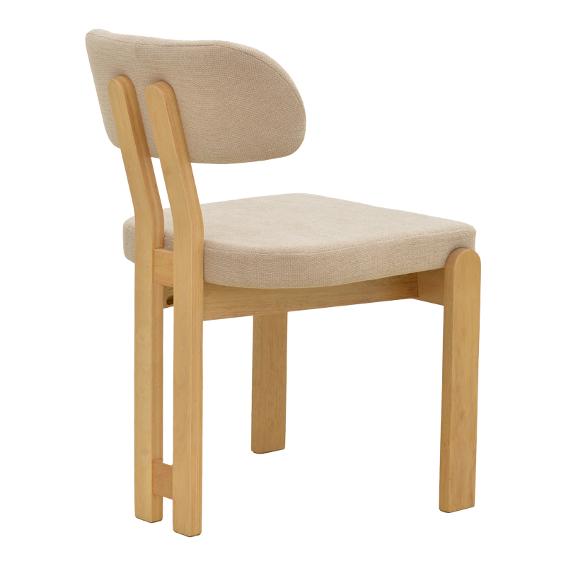 Καρέκλα Genoa pakoworld sonoma rubberwood και μπεζ ύφασμα 50x43x82εκ - 2τμχ. Καρέκλα Genoa pakoworld sonoma rubberwood και μπεζ ύφασμα 50x43x82εκ - 2τμχ.