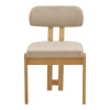Καρέκλα Genoa pakoworld sonoma rubberwood και μπεζ ύφασμα 50x43x82εκ - 2τμχ. Καρέκλα Genoa pakoworld sonoma rubberwood και μπεζ ύφασμα 50x43x82εκ - 2τμχ.