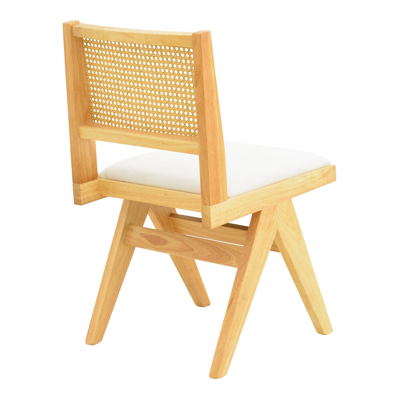 Καρέκλα Winslow pakoworld rubberwood σε φυσική απόχρωση-ύφασμα λευκό 46x58x80εκ ** Καρέκλα Winslow pakoworld rubberwood σε φυσική απόχρωση-ύφασμα λευκό 46x58x80εκ **