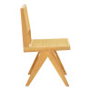 Καρέκλα Winslow pakoworld rubberwood-rattan σε φυσική απόχρωση 46x58x80εκ **