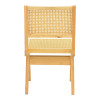 Καρέκλα Winslow pakoworld rubberwood-rattan σε φυσική απόχρωση 46x58x80εκ **