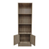 Βιβλιοθήκη Tekaro pakoworld σε sonoma απόχρωση 57x33x180εκ ** Βιβλιοθήκη Tekaro pakoworld σε sonoma απόχρωση 57x33x180εκ **