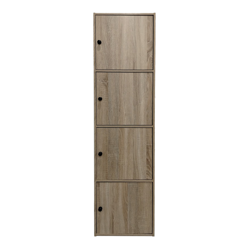 Ντουλάπι-στήλη Gabino pakoworld σε sonoma απόχρωση 40x39x158εκ ** Ντουλάπι-στήλη Gabino pakoworld σε sonoma απόχρωση 40x39x158εκ **