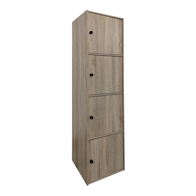 Ντουλάπι-στήλη Gabino pakoworld σε sonoma απόχρωση 40x39x158εκ ** Ντουλάπι-στήλη Gabino pakoworld σε sonoma απόχρωση 40x39x158εκ **