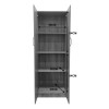 Ντουλάπα δίφυλλη Athos pakoworld σε sonoma απόχρωση 60x42x180εκ **