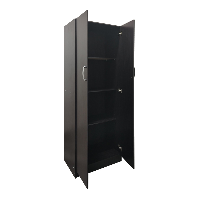 Ντουλάπα δίφυλλη Athos pakoworld σε wenge απόχρωση 60x42x180εκ **
