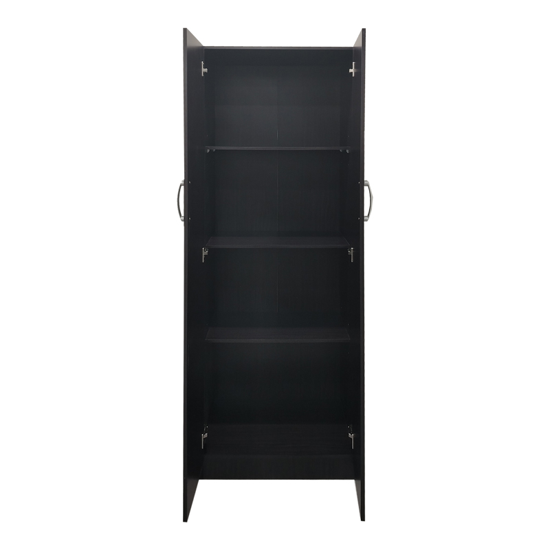 Ντουλάπα δίφυλλη Athos pakoworld σε wenge απόχρωση 60x42x180εκ **