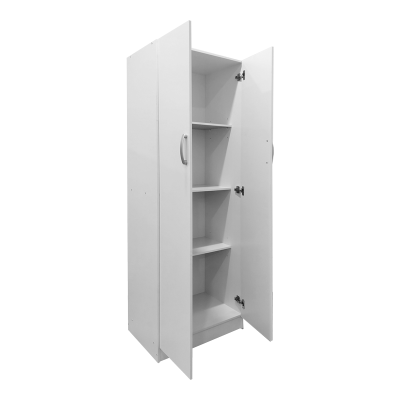 Ντουλάπα δίφυλλη Athos pakoworld σε λευκή απόχρωση 60x42x180εκ ** Ντουλάπα δίφυλλη Athos pakoworld σε λευκή απόχρωση 60x42x180εκ **