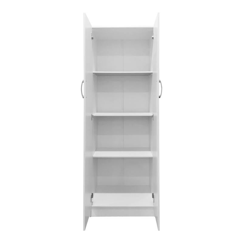 Ντουλάπα δίφυλλη Athos pakoworld σε λευκή απόχρωση 60x42x180εκ ** Ντουλάπα δίφυλλη Athos pakoworld σε λευκή απόχρωση 60x42x180εκ **