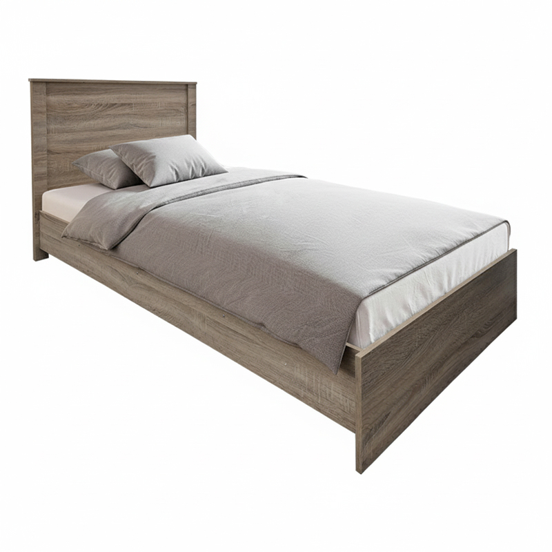 Κρεβάτι Athos pakoworld σε sonoma απόχρωση 90x190εκ ** Κρεβάτι Athos pakoworld σε sonoma απόχρωση 90x190εκ **