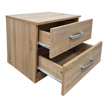 Κομοδίνο Athos pakoworld σε sonoma απόχρωση 48x40x41.5εκ ** Κομοδίνο Athos pakoworld σε sonoma απόχρωση 48x40x41.5εκ **