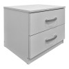 Κομοδίνο Athos pakoworld σε λευκή απόχρωση 48x40x41.5εκ ** Κομοδίνο Athos pakoworld σε λευκή απόχρωση 48x40x41.5εκ **