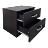 Κομοδίνο Athos pakoworld σε wenge απόχρωση 48x40x41.5εκ **