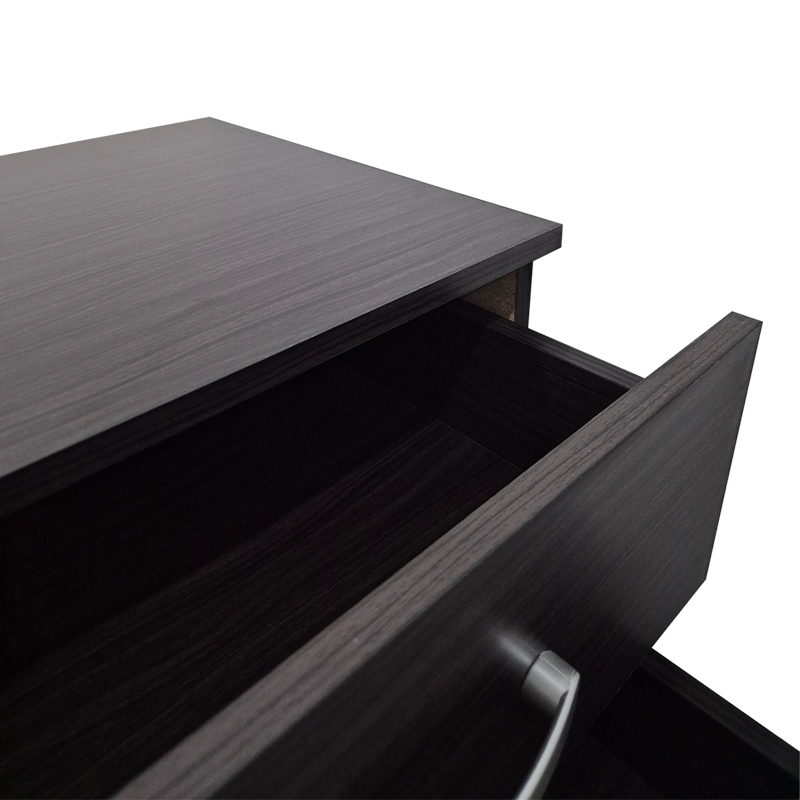 Κομοδίνο Athos pakoworld σε wenge απόχρωση 48x40x41.5εκ **