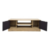 Έπιπλο τηλεόρασης Sasa pakoworld sonoma-ανθρακί 120x35x41.5εκ ** Έπιπλο τηλεόρασης Sasa pakoworld sonoma-ανθρακί 120x35x41.5εκ **