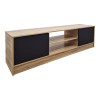 Έπιπλο τηλεόρασης Sasa pakoworld sonoma-ανθρακί 150x35x41.5εκ ** Έπιπλο τηλεόρασης Sasa pakoworld sonoma-ανθρακί 150x35x41.5εκ **