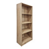 Βιβλιοθήκη Kendy pakoworld sonoma 60x30x167εκ ** Βιβλιοθήκη Kendy pakoworld sonoma 60x30x167εκ **
