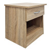 Κομοδίνο Bedy pakoworld sonoma 40x34x42εκ ** Κομοδίνο Bedy pakoworld sonoma 40x34x42εκ **